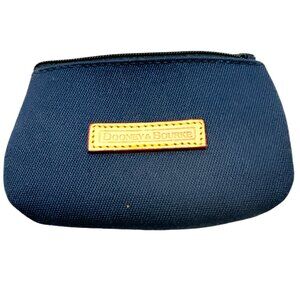 NWOT Dooney & Bourke Navy Canvas Zippered Bag